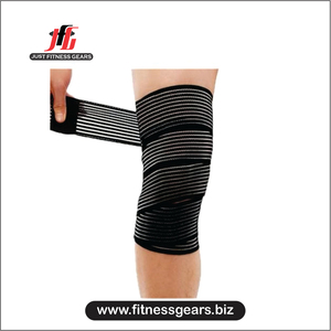 Genouillère de compression professionnelle en nylon et coton réglable avec fermeture auto-agrippante pour la musculation et les douleurs au genou (vente en gros) - Product Image 5