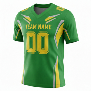 Camiseta Deportiva Personalizable de Fútbol Americano, Transpirable, Antibacteriana, de Secado Rápido, Manga Corta, Impresión Digital para Equipos - Product Image 5