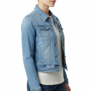 Chaqueta Vaquera de Moda para Mujer, Lona y Piel de Oveja, Alta Calidad, Superventas, Tendencia, OEM - Product Image 3