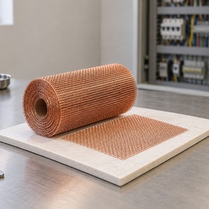 [APEC] Copper Metal <b>Mesh</b> for electronic enclosure screens and custom metal component projects for B2B Component Supply - Product Image 3