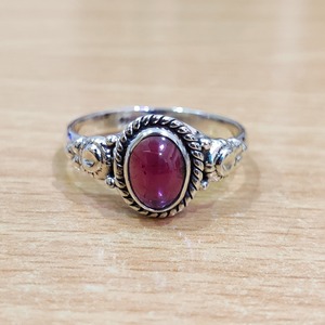 <b>Garnet</b> Fashion <b>Ring</b> 3.6 Grams Weight - Product Image 1