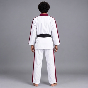 Uniforme de Taekwondo sur mesure pour femmes, prix de gros, taille plus, uniforme professionnel pour la compétition et l'entraînement, vêtements d'arts martiaux, uniforme de Taekwondo - Product Image 2