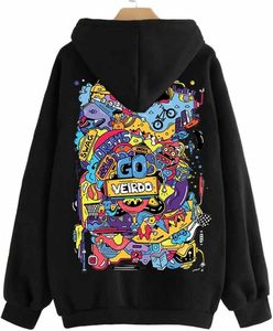 Sudadera con Capucha para Hombre, Diseño Estampado, Estilo Deportivo, Corte Ajustado, Informal, en Varios Colores, Duradera - Product Image 2