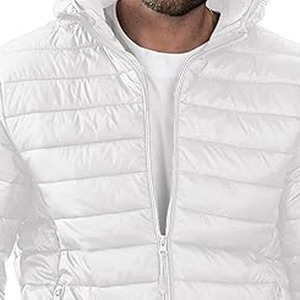 New Design Winter Light Down Custom <b>Mens</b> Puffer With Stand Collar - Product Image 1