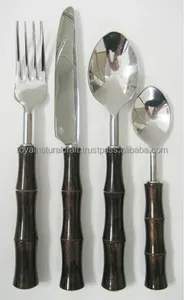 Juego de cuchara pequeña de acero inoxidable con resina para servir y cocinar accesorios Organizadores de cocina - Product Image 5