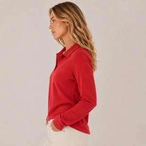 Camisa Polo de Uniforme para Mujer, Personalización de Marca, Ropa Corporativa, Fabricante y Proveedor de Etiqueta Privada OEM ODM - Product Image 3
