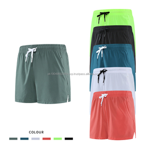 Logo personnalisé Polyester Marathon Pantalon de course ample et respirant Pantalon de sport à séchage rapide Pantalon court d'entraînement de football pour hommes - Product Image 4