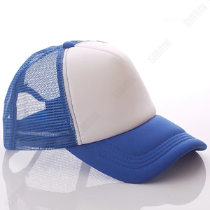 Gorra Trucker SIBRIN Personalizada de 5 Paneles, Blanca y Marrón, con Malla, Visera Curva, para Deportes de Motor, Skateboarding, Uso Diario, Casual y Deportivo - Product Image 3