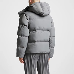 Chaqueta Acolchada con Capucha para Hombre, de Invierno, Cálida, para Exteriores, con Cuello Alto, Relleno de Poliéster, Personalizada, de Alta Calidad, Venta al Por Mayor de Año Nuevo - Product Image 2