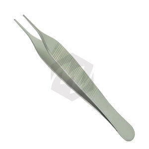 Pinzas para Tejidos 2x3 Dientes, Pinza Quirúrgica Delicada de 4 3/4 Pulgadas, Acero Inoxidable, Instrumentos Médicos para Laboratorio Dental - Product Image 1