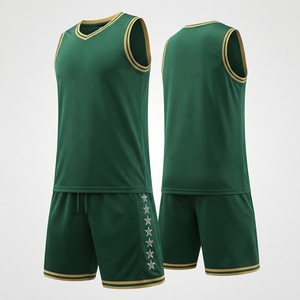Conjunto de Uniforme de Baloncesto Personalizado sin Mangas, 100% Poliéster Malla, Uniforme de Entrenamiento, Nombre del Equipo, Logotipo, Ropa Deportiva - Product Image 2