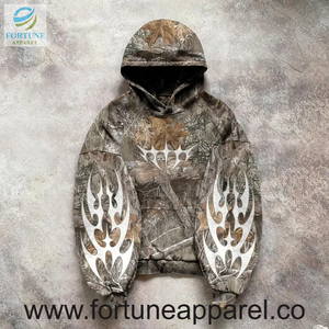 OEM Fortune Apparel Hoodies Design Custom colorful men hoodies <b>Set</b> with own logo brand Customized mens pullover hoodies - Product Image 2