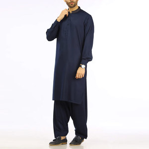 Shalwar Kameez Islámico Afgano de Alta Calidad con Bolsillo, Último Diseño, MOQ Bajo, Salwar Kameez Bandhgala para Hombre, Superventas - Product Image 4