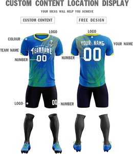 Uniforme de Fútbol Personalizado, Ligero, 100% Poliéster, Absorbe la Humedad, Venta al por Mayor, Logotipo del Equipo, Secado Rápido - Product Image 2