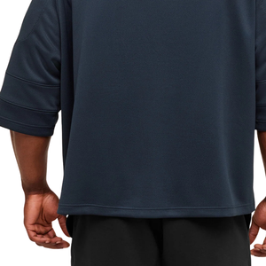 Camiseta Deportiva Extra Grande para Hombre, Transpirable, de Alto Rendimiento, Holgada, para Entrenamiento Atlético, Color Azul Stealth - Product Image 6