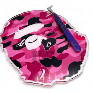 กล่องอะคริลิคสำหรับใส่ขนตาปลอมรูปทรงผีเสื้อ พร้อมแหนบ  รักษ์โลก ทนทาน อุปกรณ์ต่อขนตา  รับทำโลโก้ตามสั่ง - Product Image 1