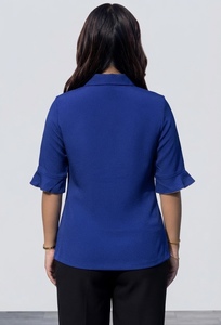 เสื้อเชิ้ตผู้หญิงทรงหลวมพรีเมียม เนื้อผ้านุ่มสบาย สไตล์ทันสมัย คุณภาพทนทาน ซื้อโดยตรงจากผู้ผลิต - Product Image 2