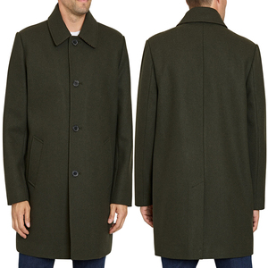 High Quality <b>Men</b> Long <b>Coat</b> With Comfortable Lining Classic Silhouette And Timeless Appeal For Business And Casual Wear - Product Image 4