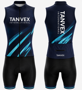 Conjunto de Jersey de Ciclismo Unisex TANVEX, Impresión por Transferencia de Calor, Transpirable, de Secado Rápido, 100% Poliéster, Ecológico, Kit Personalizado para Equipos - Product Image 4