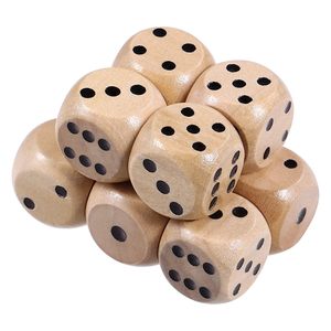 Dados de Madera con Números Grabados para Juegos de Mesa, Fiestas, Niños y Adultos - Product Image 5