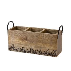 Organizador de Cocina de Madera Hecho a Mano con Compartimentos, Utensilios de Cocina, Herramientas de Manualidades, Organización Perfecta para el Hogar - Product Image 3