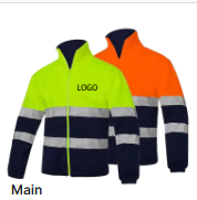 Veste de sécurité réfléchissante de haute qualité pour hommes, en polyamide, certifiée CE, service OEM, logos et couleurs personnalisés, respirante, haute performance - Product Image 6
