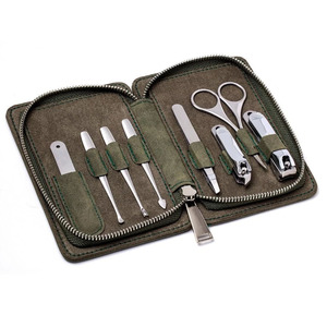 Ensemble de manucure de luxe pour soins des ongles, kit de toilettage en acier inoxydable, kit de manucure multifonction pour les soins et la toilette des ongles personnels - Product Image 1