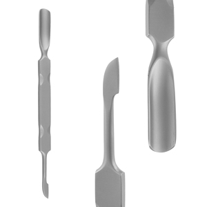 Pousse-cuticules double tête réutilisable de haute qualité Stahlmann Pro, outils de manucure et de soin des ongles en acier inoxydable, logo personnalisé - Product Image 2