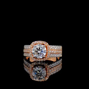 Anillo de Compromiso con Diamante Cultivado en Laboratorio de 1.50 CTW, Oro Sólido de 14K, Certificado IGI, Anillo para Mujer, Corte Redondo - Product Image 4