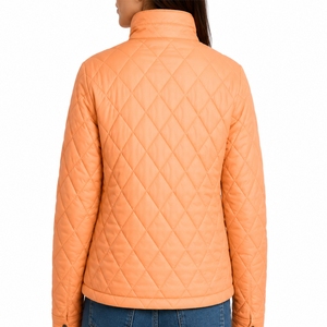 Chaqueta Acolchada con Cierre Completo para Mujer, Estilo Casual Moderno para el Día a Día, Chaqueta Acolchada con Cierre, Ropa Exterior Acolchada Cómoda, Chaqueta Estilo de Vida - Product Image 2