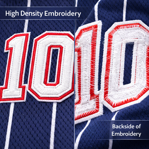Maillot de baseball formel en tricot solide personnalisé, impression numérique et broderie OEM, uniforme d'équipe pour clubs, écoles, ligues - Product Image 2