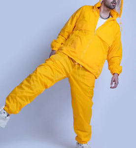 Chaqueta Deportiva de Primavera para Hombre, de Alta Calidad, Personalizada, con Capucha, Bloques de Color, Forro de Malla, Cierre de Cremallera, de Nailon - Product Image 4