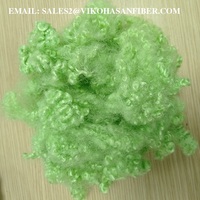 Vikohasan 15D HCS Green GRS Fibre synthétique recyclée 3D Siliconized Oeko-Tex fibre discontinue polyester antistatique de qualité approuvée