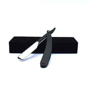Premium Quality Straight Edge Barber Razor Stainless Steel Blade Wooden Handle Manual Razors Beard Shaver for <b>Men</b> Customized - Product Image 1