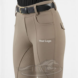 Leggings d'équitation pour femmes Active Training, tissu extensible haute performance, grip en silicone. - Product Image 1