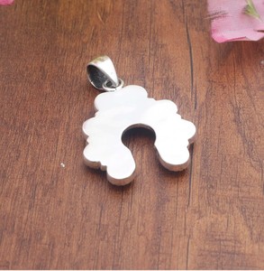 Pendentif Naja en turquoise naturelle et argent sterling 925, fait main, turquoise boulder, fer à cheval, bijoux vintage bohèmes pour femmes, vente en gros - Product Image 3