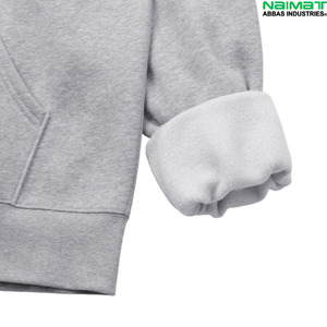 Sudadera con capucha y cremallera completa con ventilación lateral transpirable para hombre, ropa deportiva de entrenamiento, forro polar, paquete deportivo. - Product Image 6