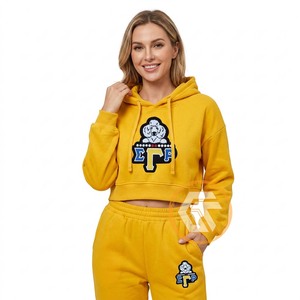 Chándal Deportivo Personalizado de Alta Calidad, Transpirable, de Algodón y Felpa, Talla Grande, Color Sólido, para Mujer, Bordado con el Logotipo de la Hermandad Sigma Gamma Rho - Product Image 1