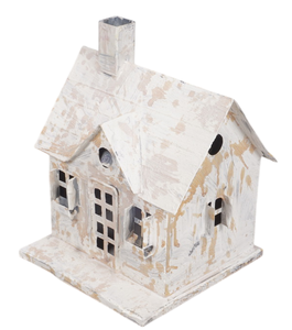 Casa para Pájaros de Metal Galvanizado Hecha a Mano, Personalizada y Creativa, Adorno Navideño Metálico - Decoración Moderna y Ecológica de Fábrica, Color Personalizado - Product Image 2