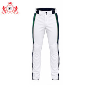 Ensemble uniforme de baseball pour hommes, bleu, blanc, vert, impression par sublimation, jersey et pantalon en polyester respirant pour adultes - Product Image 5