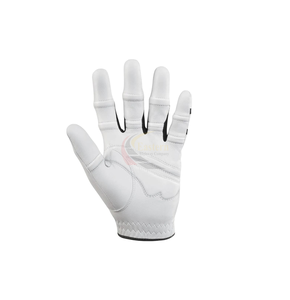 Gant de golf pour main droite en cuir véritable, antidérapant, respirant, sportif, unisexe, à enfiler - Product Image 2