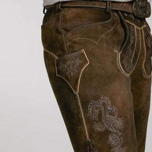 Hosen, Pantalones Cortos Bávaros Trachten de Estilo Alemán, de Alta Calidad, 100% Algodón Felpa para Hombre - Product Image 1