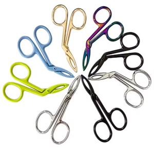 Pince à épiler pointue en acier inoxydable avec manche ciseaux, écologique et durable, pour sourcils et poils, outil de maquillage - Product Image 2