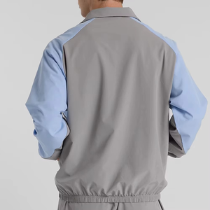 Wholesale Solid Short Sleeve Women's Two Piece <b>Windbreaker</b> Set High Street Style Unisex 2026 - Product Image 2