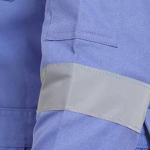 Overol de Trabajo de Seguridad Reflectante, Transpirable y Duradero para Invierno, Ropa de Trabajo Industrial de Alta Visibilidad, Color Personalizado, Algodón para Hombre - Product Image 6