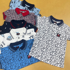 Polo brodé décontracté à manches courtes pour garçons, nouvelle collection été 2026, vêtements pour enfants en gros - Product Image 2