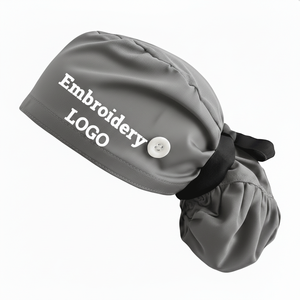 Gorros Quirúrgicos para Enfermeras, Forrados en Satén, de Algodón Ajustable, para Hospital - Product Image 1