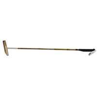 Tongkat Pemukul Polo Profesional Pro - 48" hingga 54" - Gagang Runcing 4/5 Simpul Kepala Kayu
