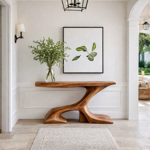 Customized <b>live</b> <b>edge</b> <b>table</b> solid wood console <b>table</b> unique entryway hallway dresser farmhouse entryway console <b>table</b> home accent - Product Image 2