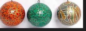 3-Pack 150mm (6) Extra <b>Large</b> Sphere Baubles Electroplating Plastic Shiny Matte Glitter Shatterproof Christmas Decoration - Product Image 4